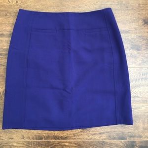 Purple pencil skirt